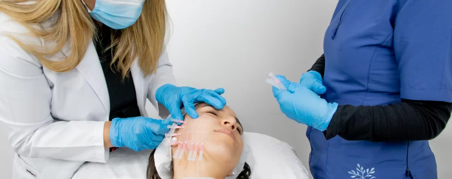 Tratamiento con hilos tensores